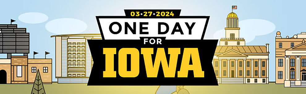 One Day For Iowa Banner