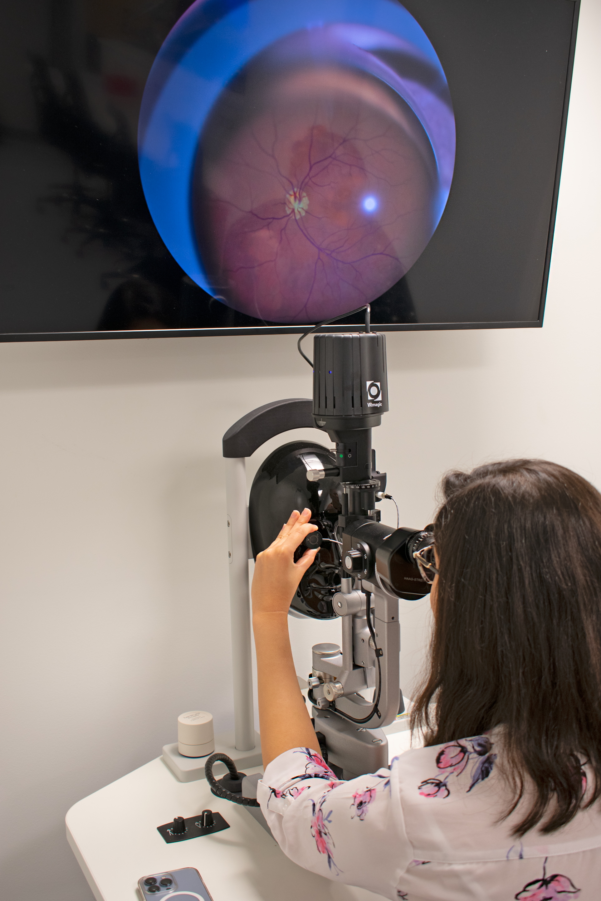 Eyesi Slit Lamp in the Dr. John Graether Ophthalmology Simulation Laboratory