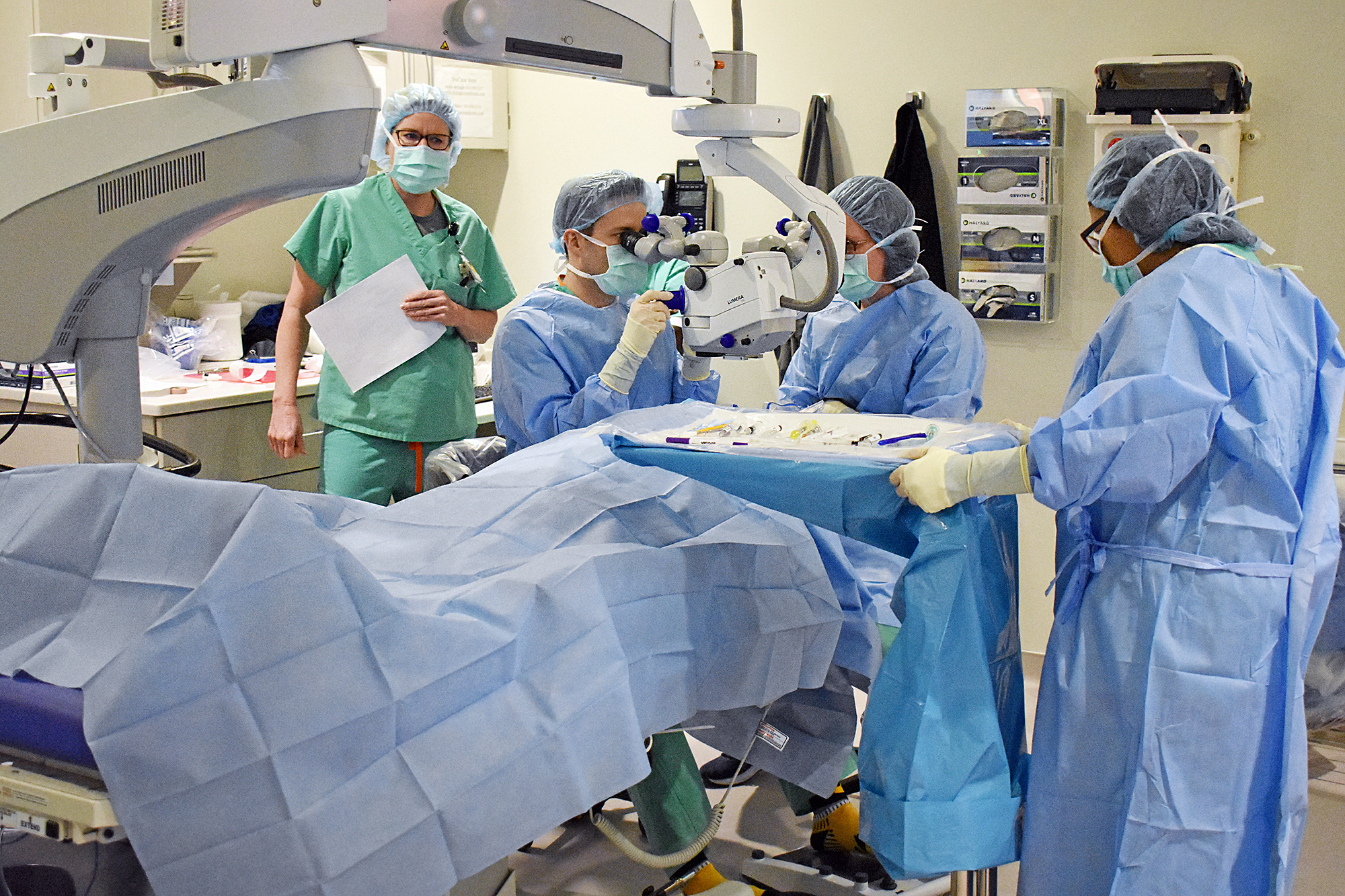 Operation HawkEyeSight surgery day