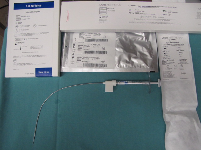 Injection Needle (Merz Aesthetics) for transoral vocal cord injection