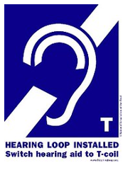 Hearing loop available symbol