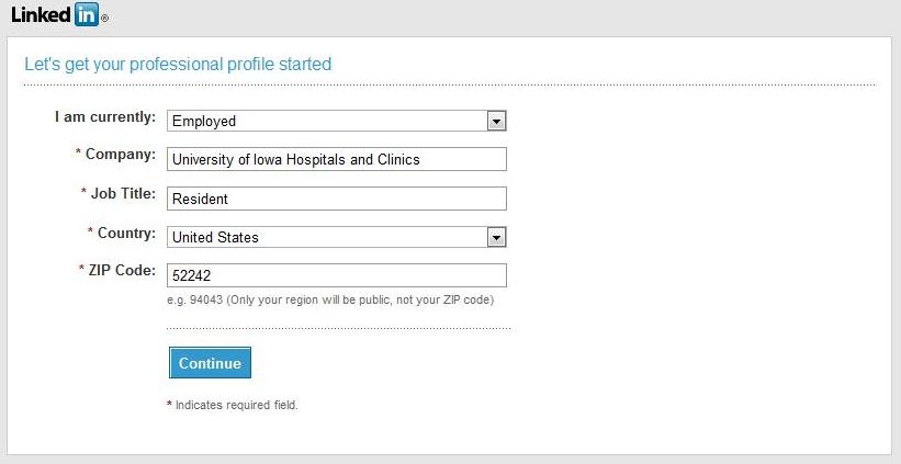 Create acct_2B start profile
