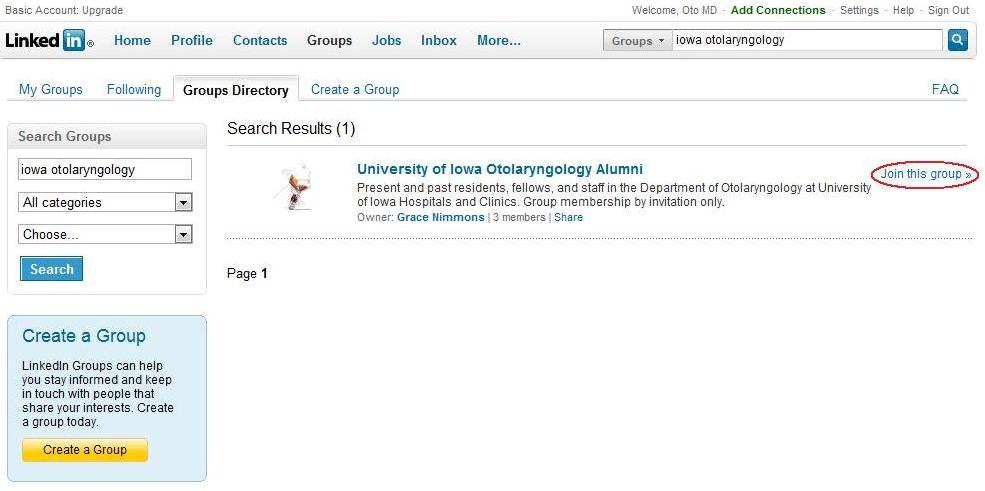 Join group_3B search result