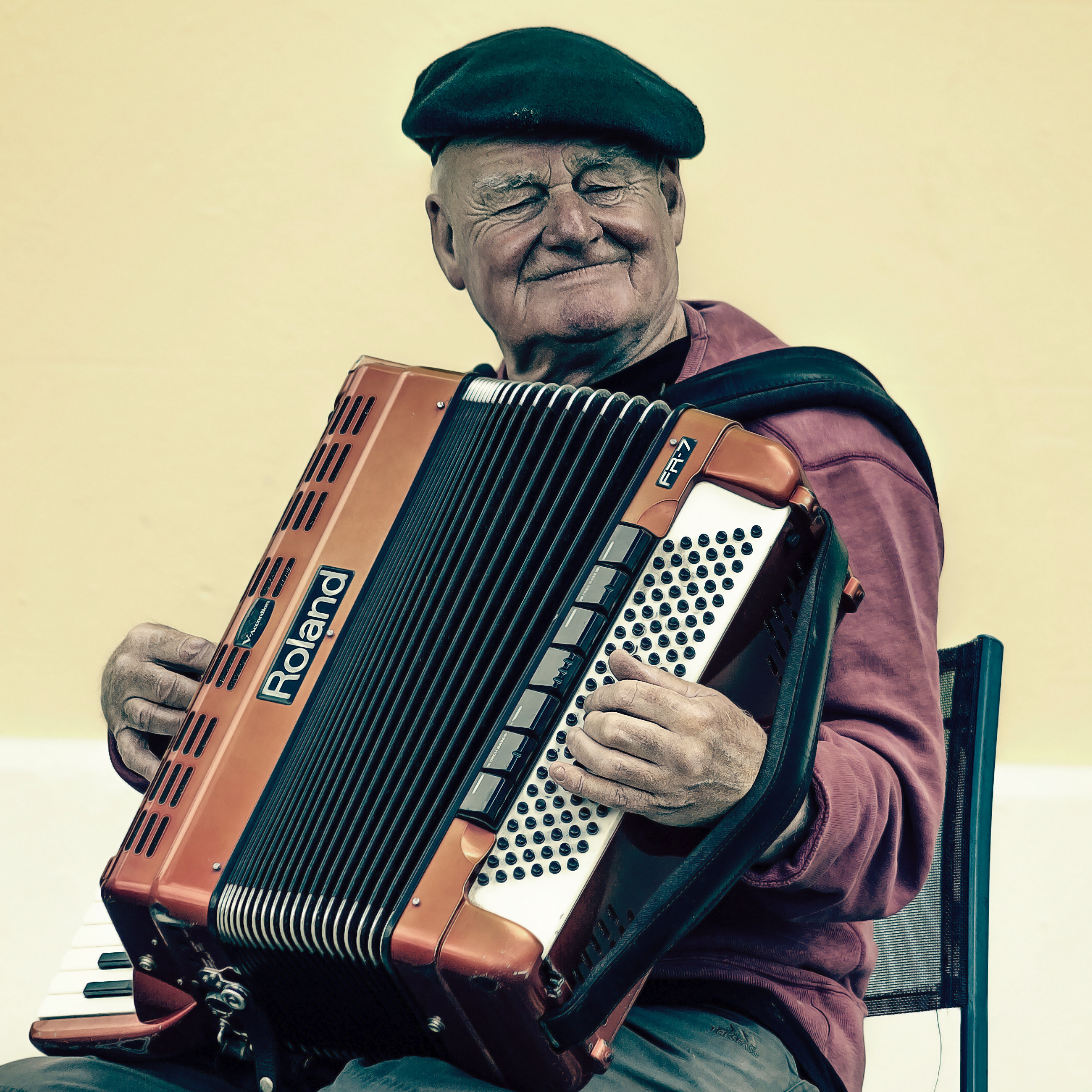 Accordion player