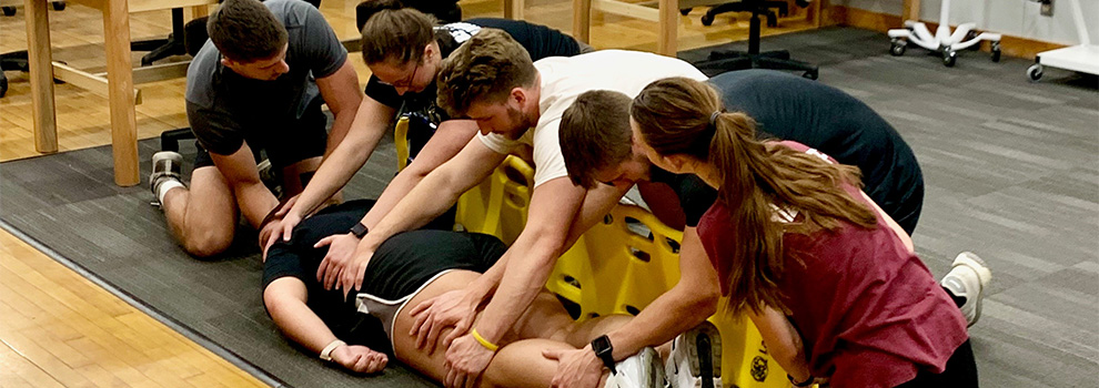 Master of Science in Athletic Training students