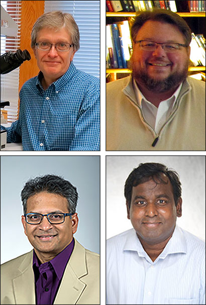 Drs. Thomas Waldschmidt, Kevin Legge, Balaji Manicassamy and Balaji Narasimhan 