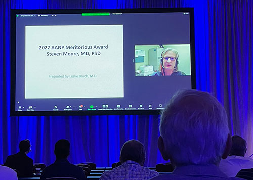 Dr. Steven Moore Honored at June 2022 AANP Meeting