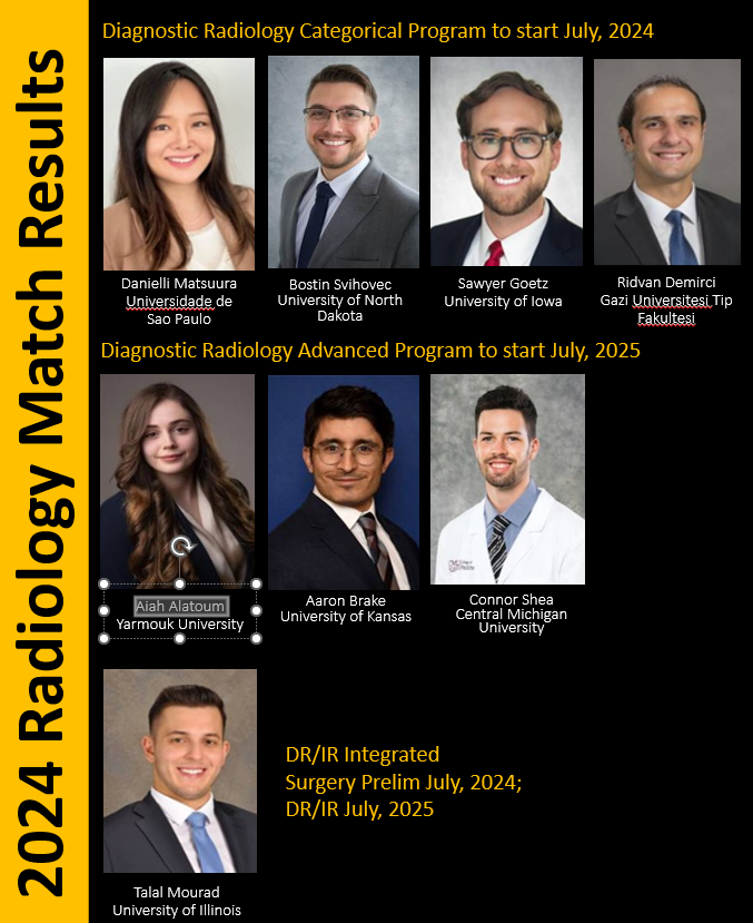 2024 NRMP matches, composite photo