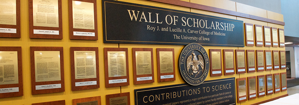 Wall of Scholarship Awards photo