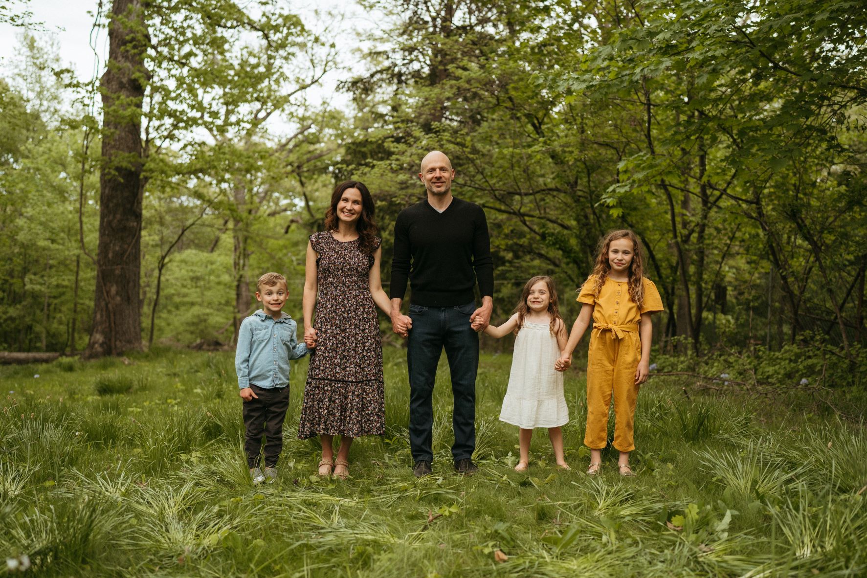Dr. Christine Walsh, her husband, and their three children