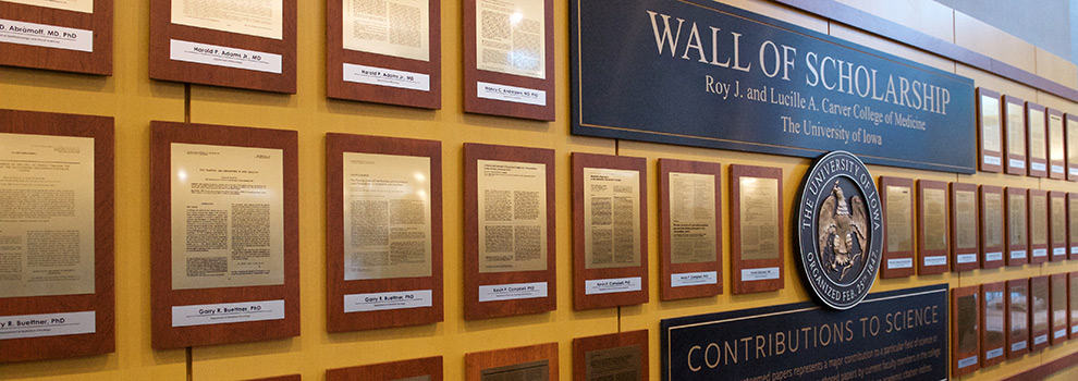 Wall recognizing faculty research