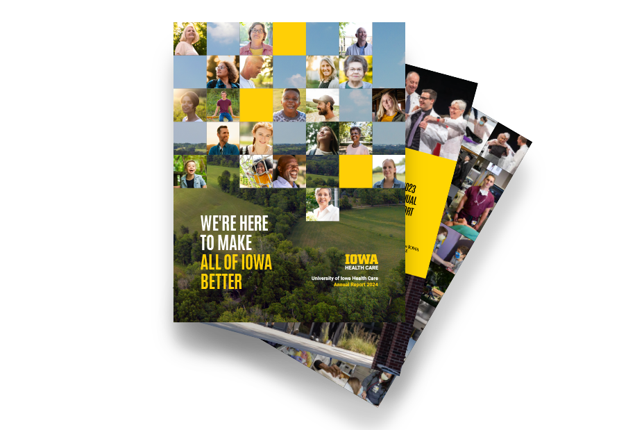 UI Health Care Annual Report Covers