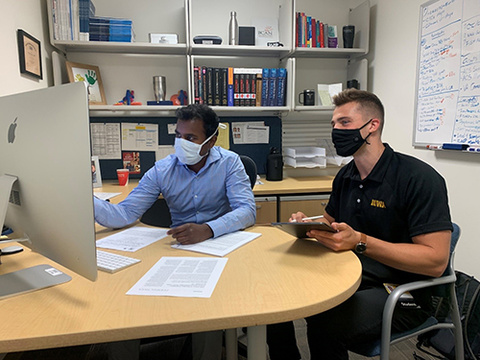 First-year medical student Ian McElree