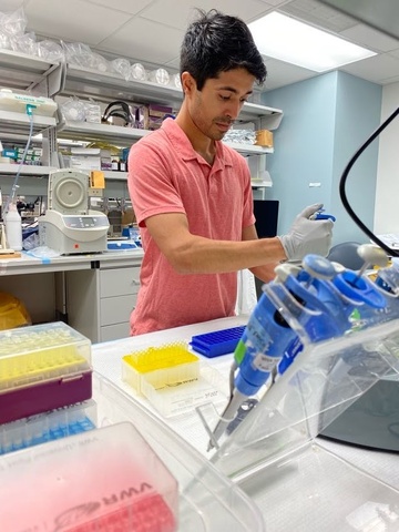 Fourth year medical student Soham Ali