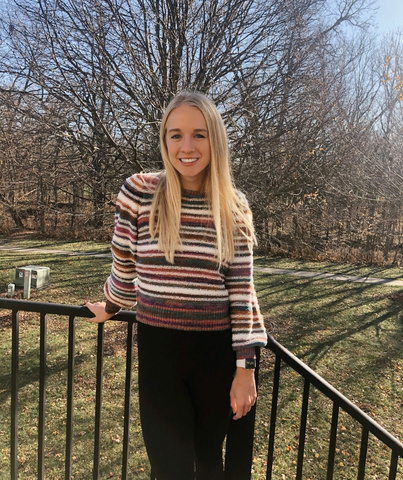 Sarah Dougherty enjoying fall