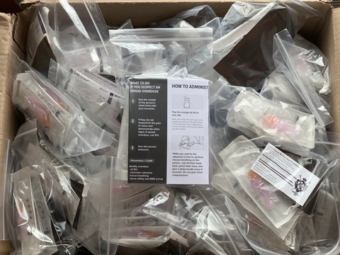 The IHRC distributes naloxone kits to reverse opioid overdose and save lives.