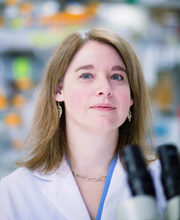 Tina Tootle in the lab