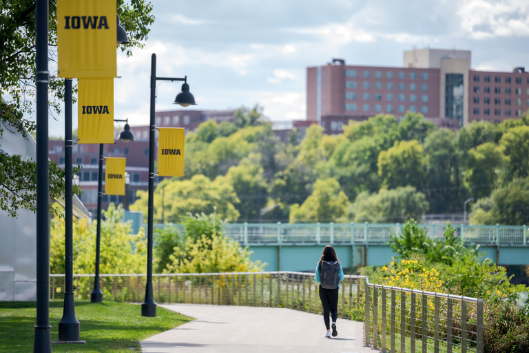 September day on campus at U of Iowa