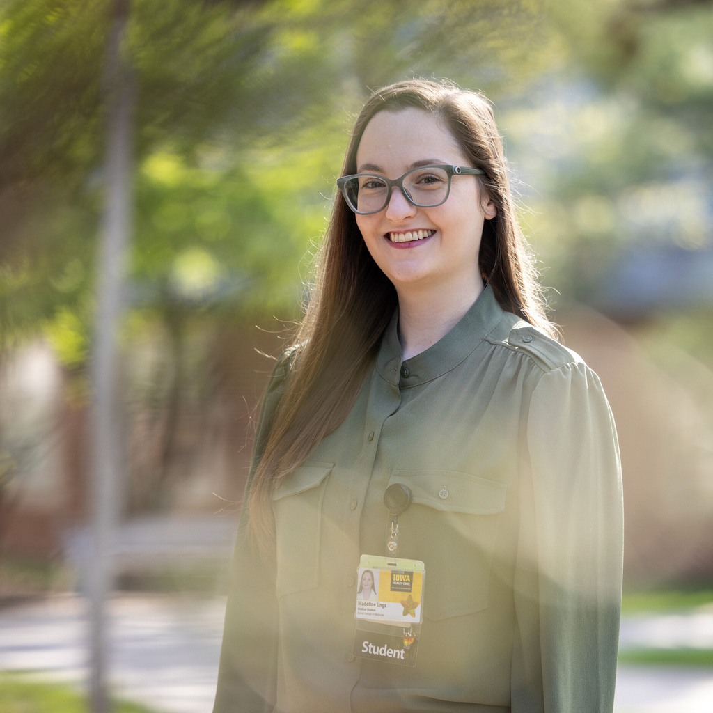 Portrait of fourth-year Carver College of Medicine student Madeline Ungs.