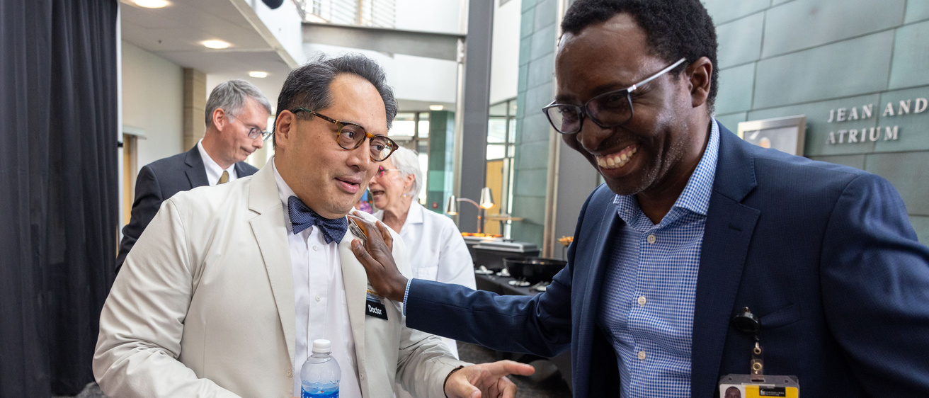 Newly promoted professors reception on Tuesday, Aug. 27, 2024.