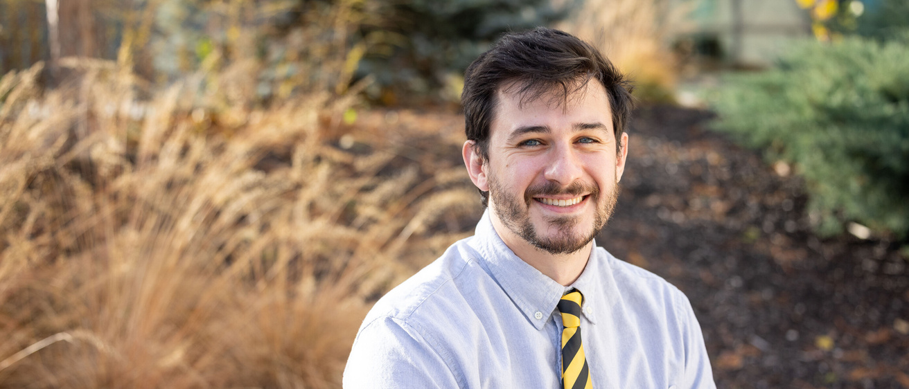 Noah Vasquez, Carver College of Medicine Physician Assistant Class of 2025 on Friday, Nov. 7, 2025.