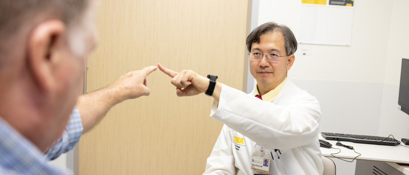 Environmental photo of Qiang (Johnson) Zhang, MD.